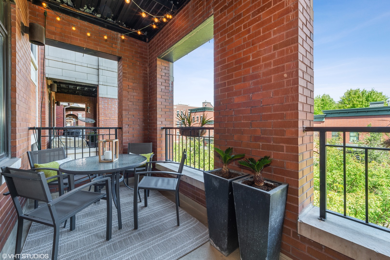 1025 West Monroe Street, Unit 3E Chicago, IL 60607 - Photo 14 of 14 a dining room with furniture and wooden floor