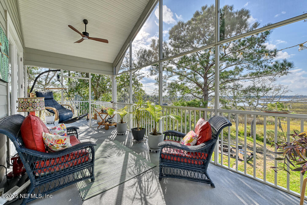 1470 Marshview Court Atlantic Beach, FL 32233 - Photo 35 of 51 Upstairs Lanai - View 1