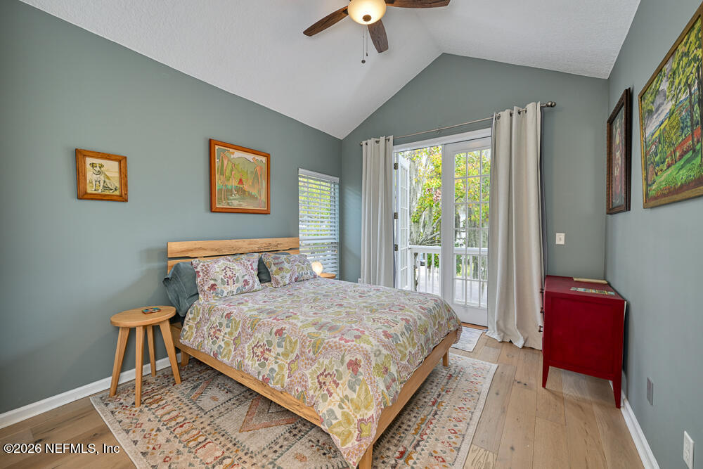 1470 Marshview Court Atlantic Beach, FL 32233 - Photo 43 of 51 Bedroom #3 - Balcony Door Open