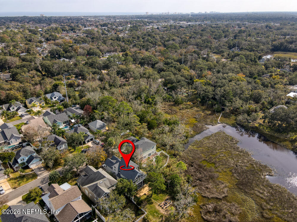 1470 Marshview Court Atlantic Beach, FL 32233 - Photo 47 of 51 Drone - View 4 - With Marker