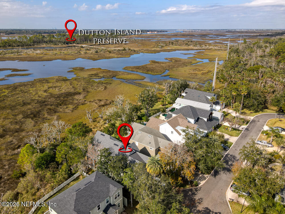 1470 Marshview Court Atlantic Beach, FL 32233 - Photo 50 of 51 Drone - View 8 - With Marker