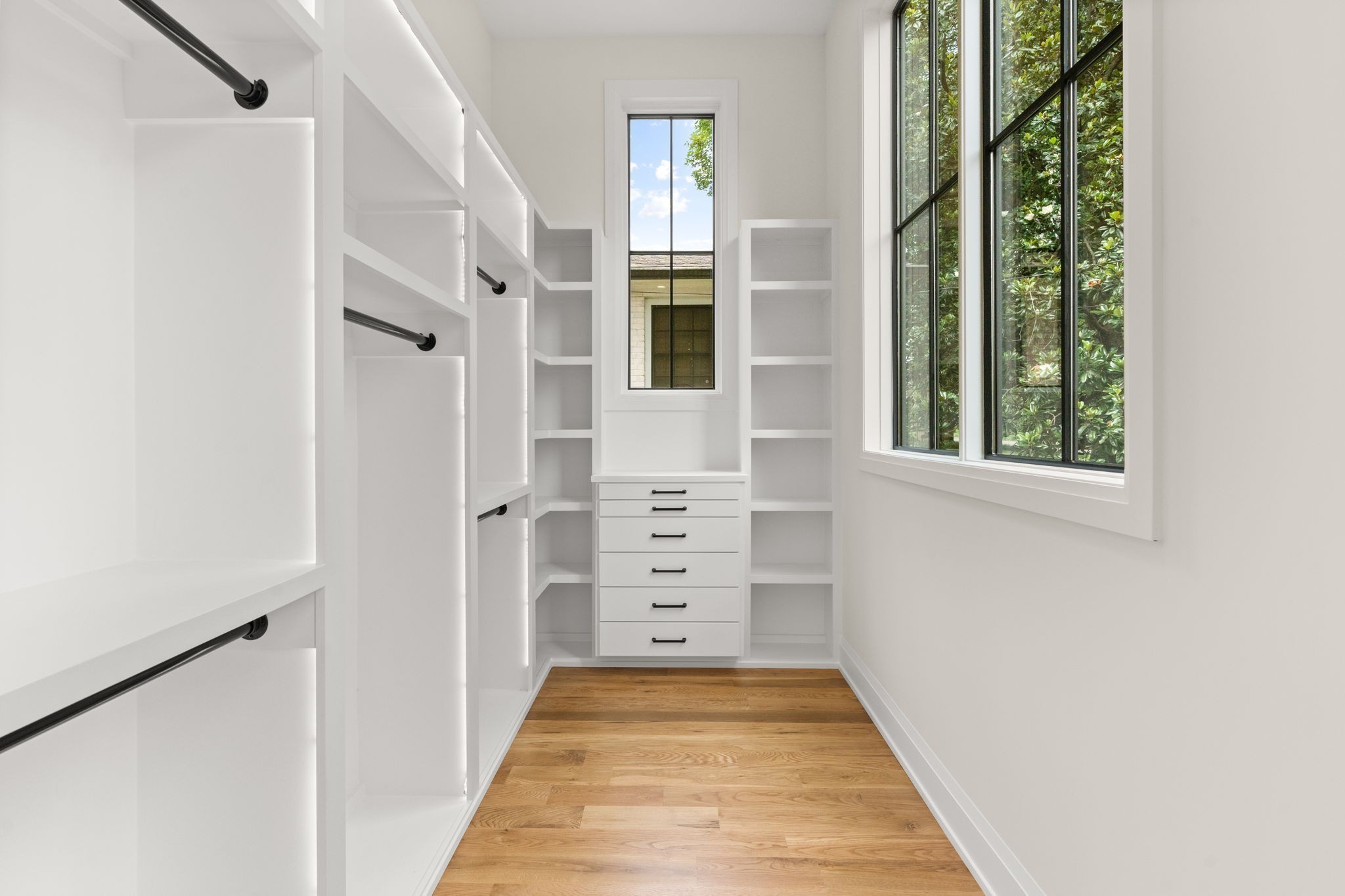 2915 Compton Road Nashville, TN 37215 - Photo 26 of 75 a view of a hallway with wooden floor and staircase