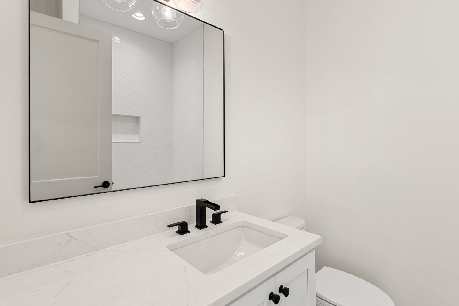 2915 Compton Road Nashville, TN 37215 - Photo 38 of 75 a bathroom with a sink a toilet and mirror