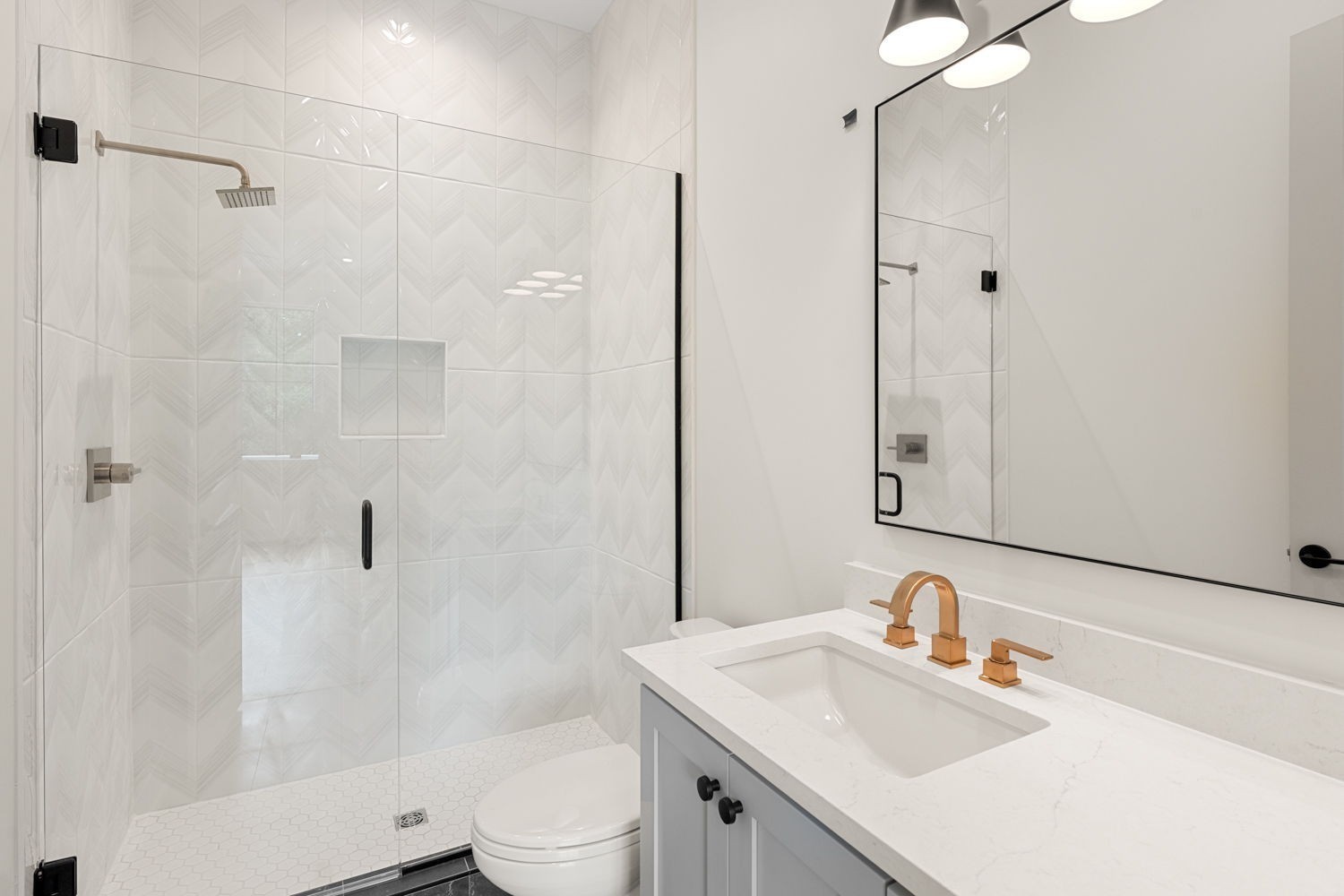 2915 Compton Road Nashville, TN 37215 - Photo 41 of 75 a bathroom with a sink toilet vanity and shower
