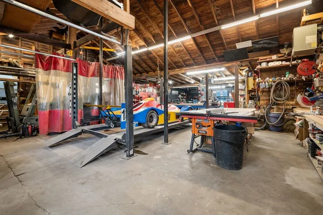 a view of storage and utility room