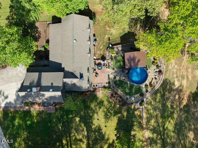 7875 Burnett Road Dunn, NC 28334 - Photo 26 of 34 SKY VIEW OF HOUSE AND PROPERTY