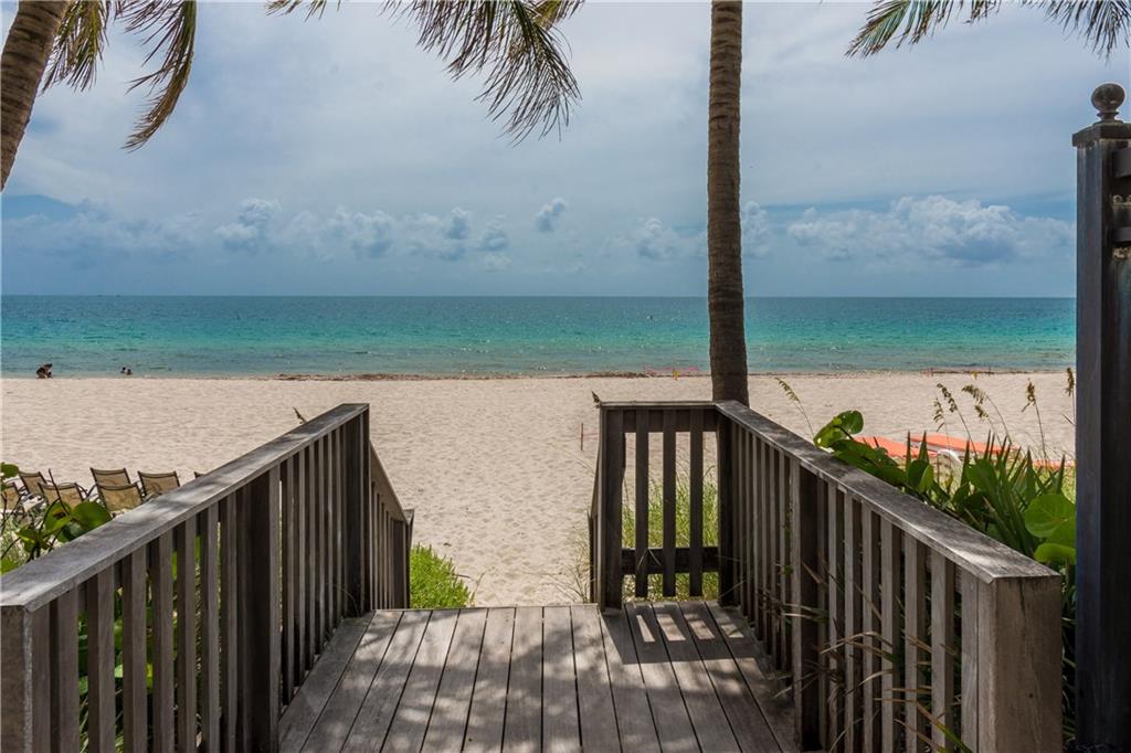 2001 North Ocean Boulevard, Unit 804 Fort Lauderdale, FL 33305 - Photo 30 of 42 a view of a balcony with wooden floor