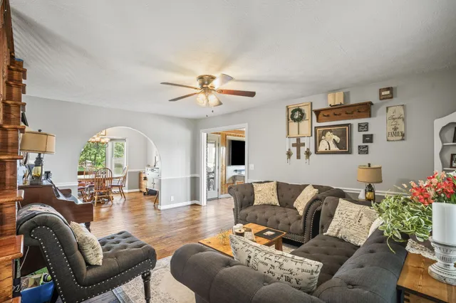 a view of a balcony with chairs