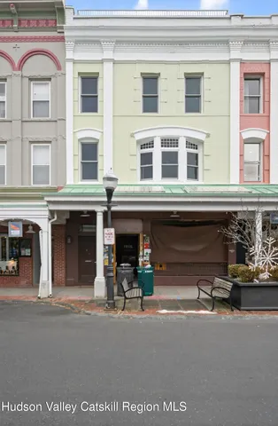 a view of building with a street