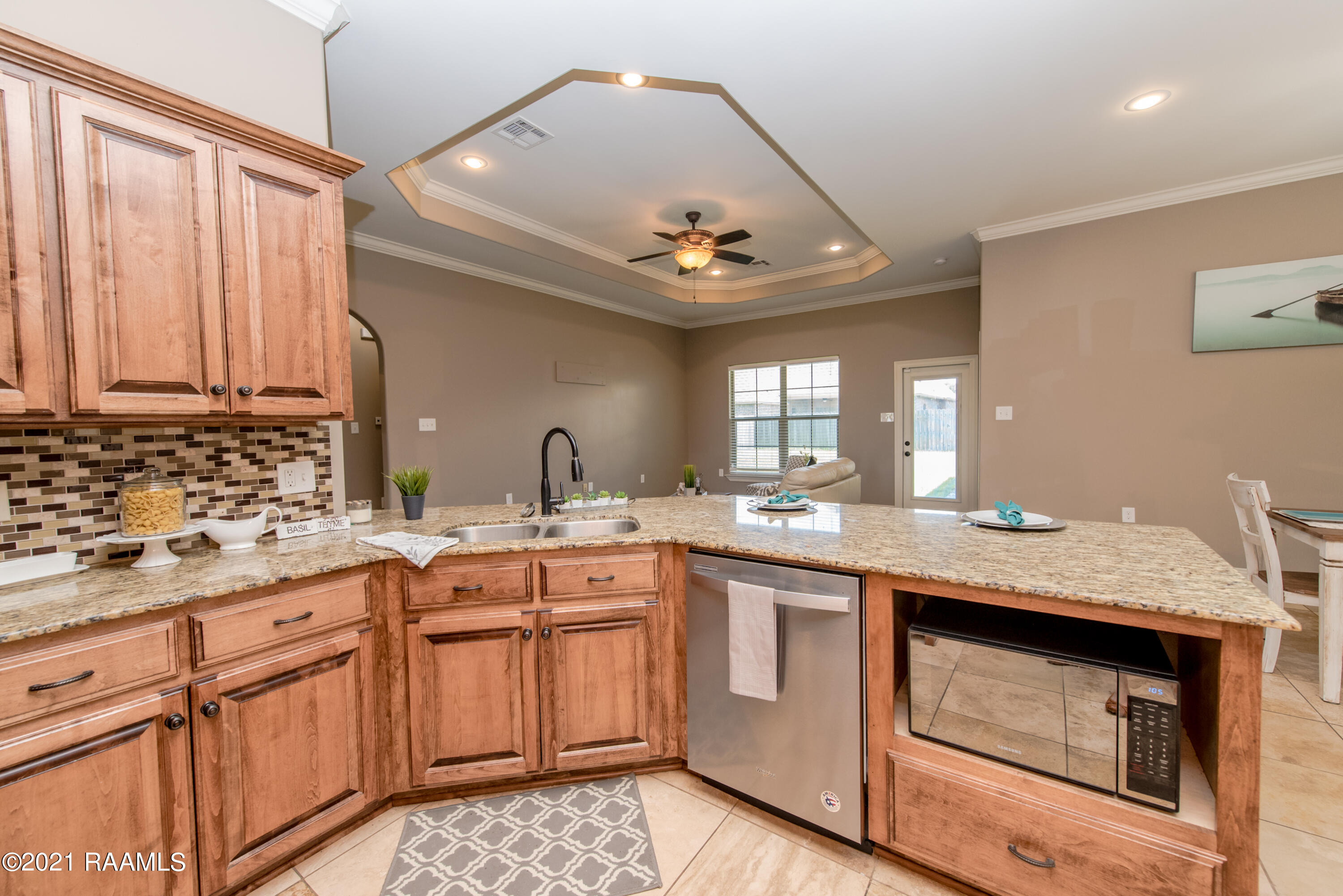 315 Hill Ridge Drive Youngsville, LA 70592 - Photo 16 of 34 Kitchen to Living