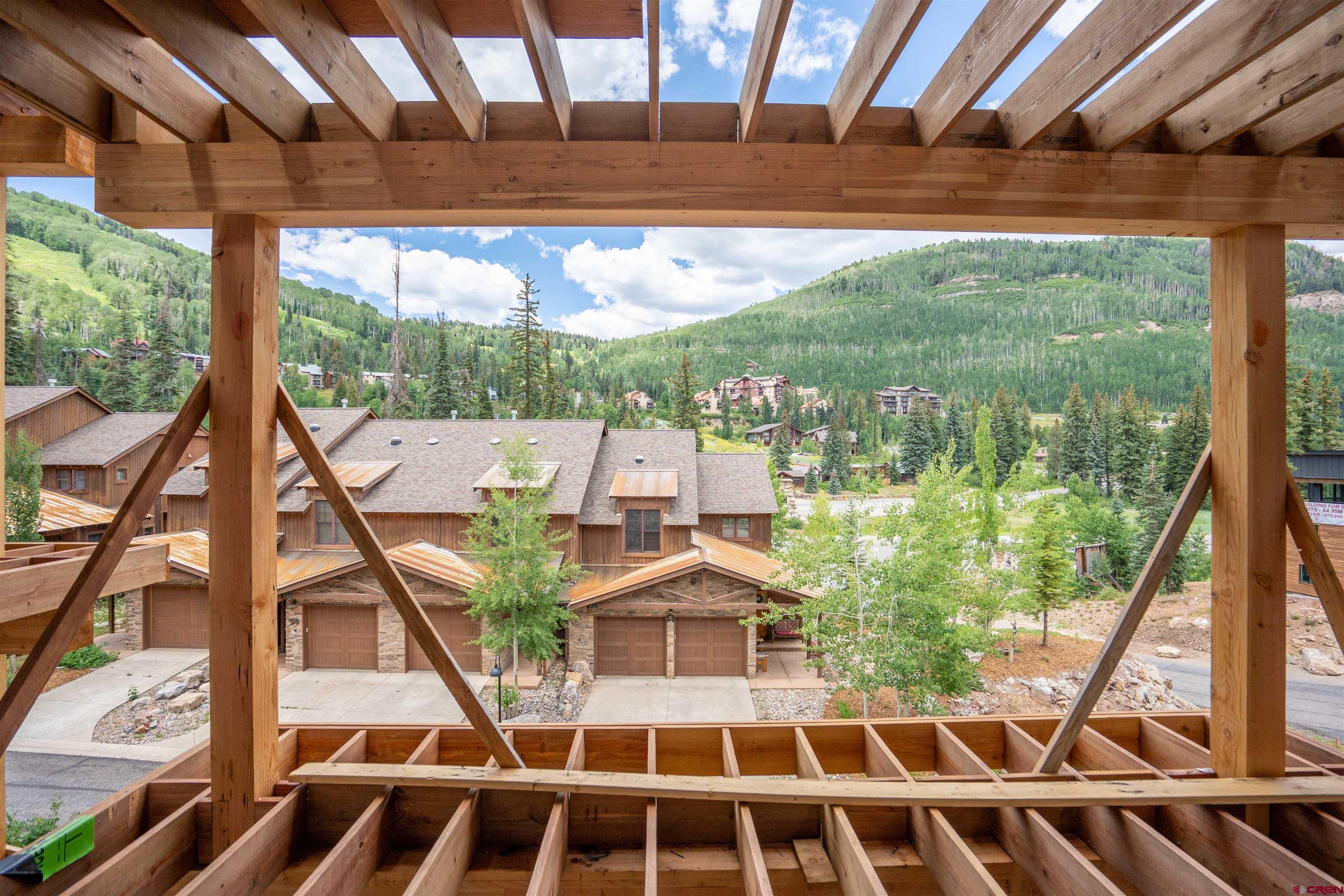 91 Travertine Trail Durango, CO 81301 - Photo 16 of 27 a view of a city from a balcony