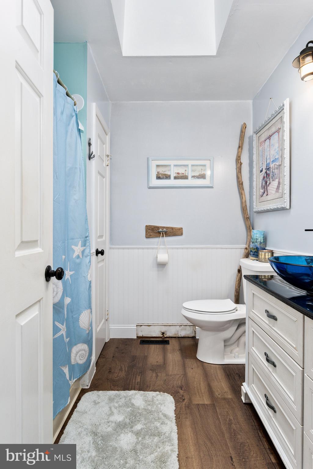 33 Low Road Earleville, MD 21919 - Photo 25 of 35 a bathroom with a toilet a sink and a shower
