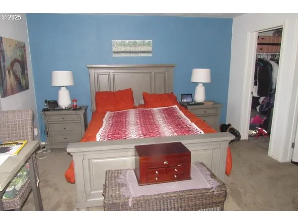 a living room with a couch and a coffee table
