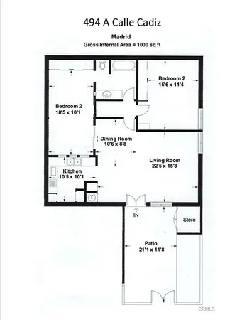 $449,000 | 494 Calle Cadiz, Unit A, Laguna Woods, CA 92637