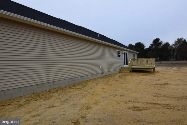 a backyard of a house