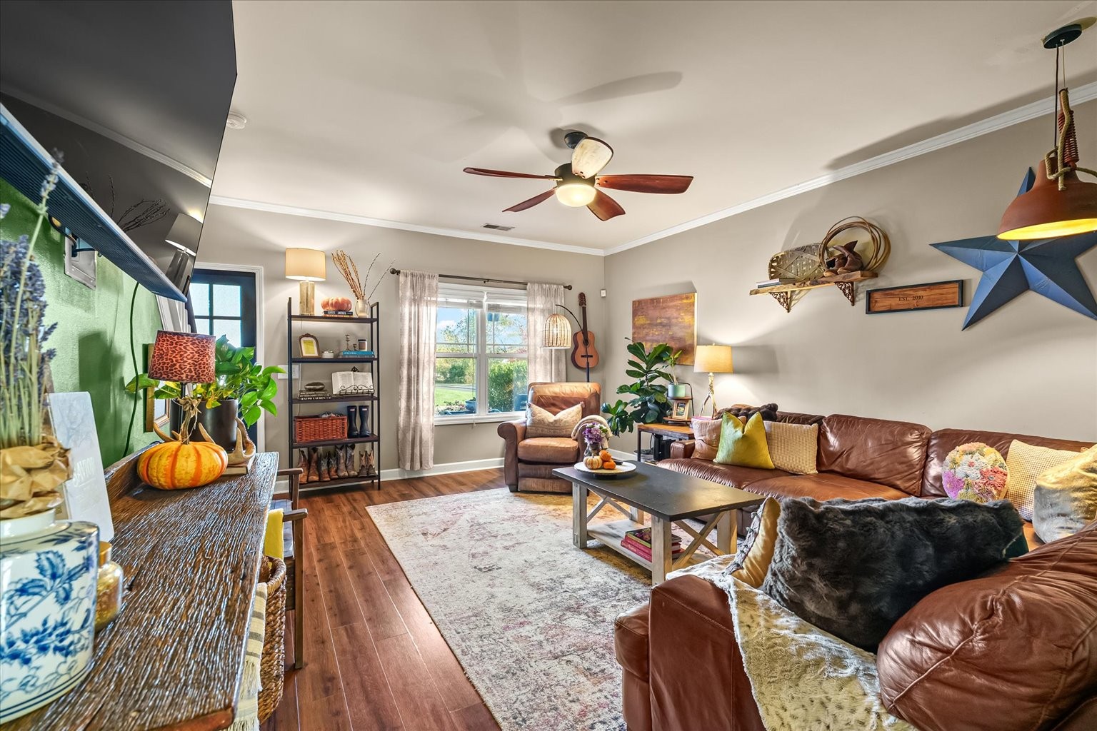 5001 Morning Dove Lane Spring Hill, TN 37174 - Photo 7 of 21 a living room with furniture and a wooden floor