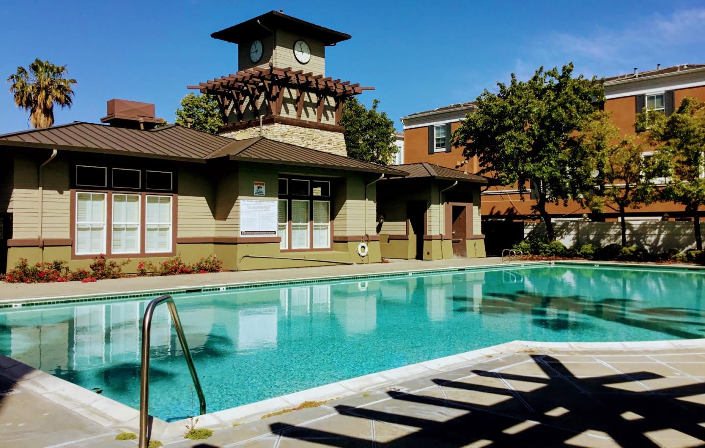 842 Wind Walk Milpitas, CA 95035 - Photo 42 of 45 a view of a patio with table and chairs potted plants with wooden floor
