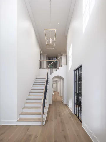 a view of entryway and hall