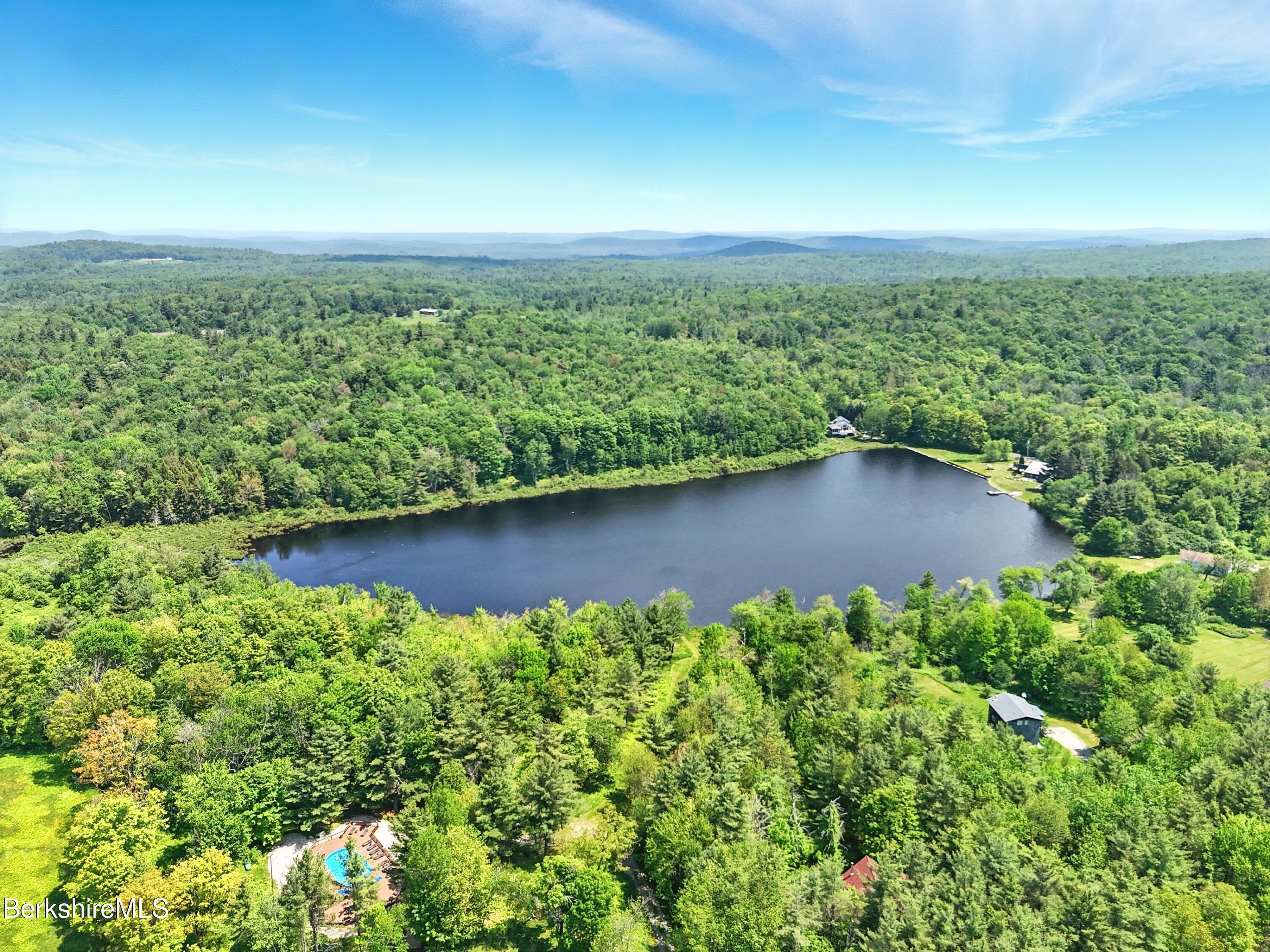 0 West Street Sandisfield, MA 01255 - Photo 13 of 16 an aerial view of a house with a yard