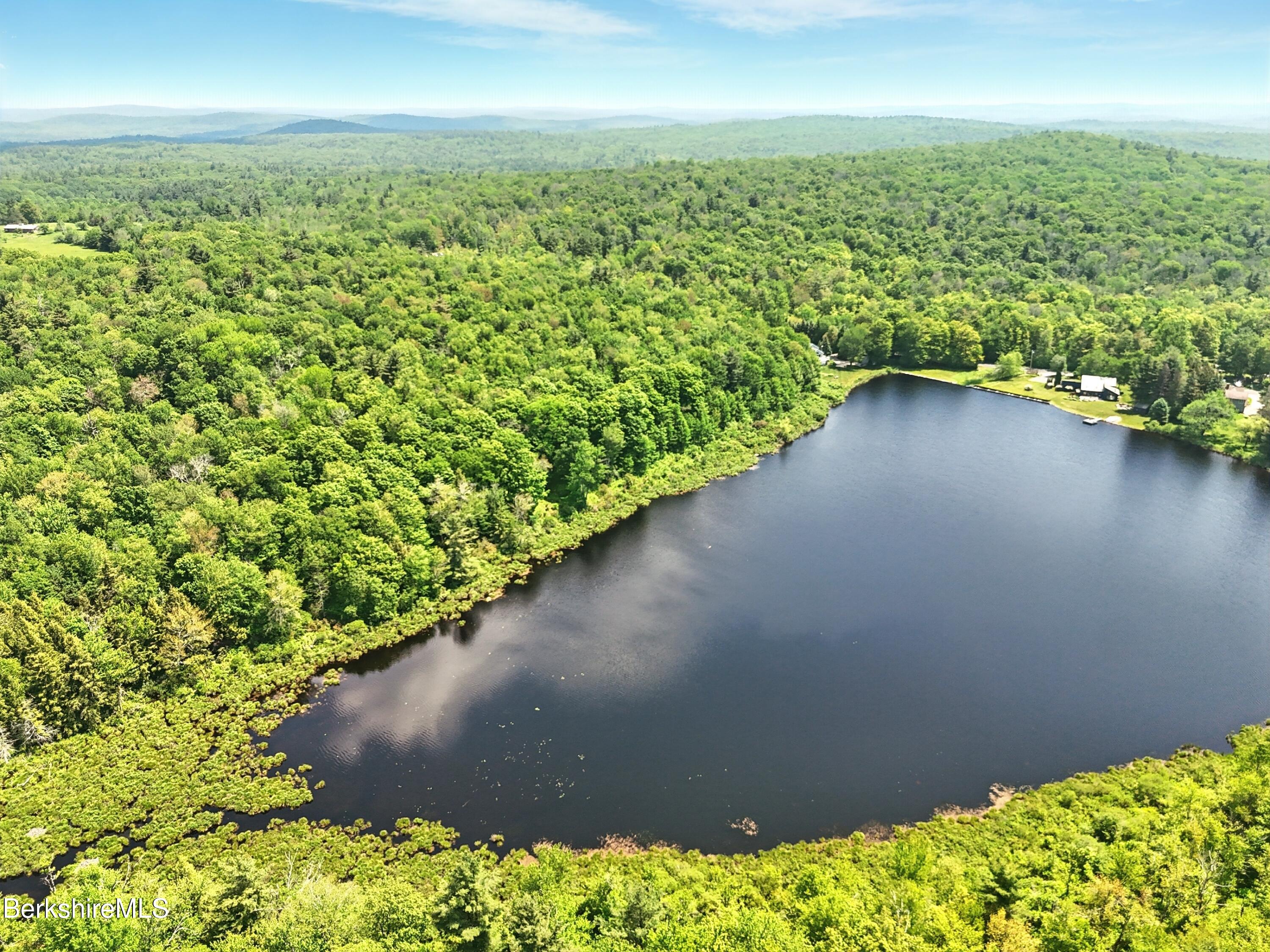 0 West Street Sandisfield, MA 01255 - Photo 15 of 16 a view of a lake with a yard