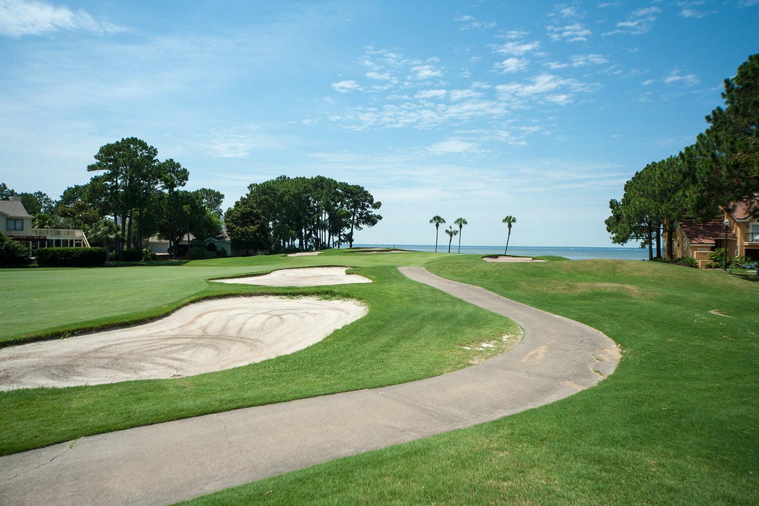55 Vantage Point Miramar Beach, FL 32550 - Photo 34 of 38 a view of a golf course with a garden