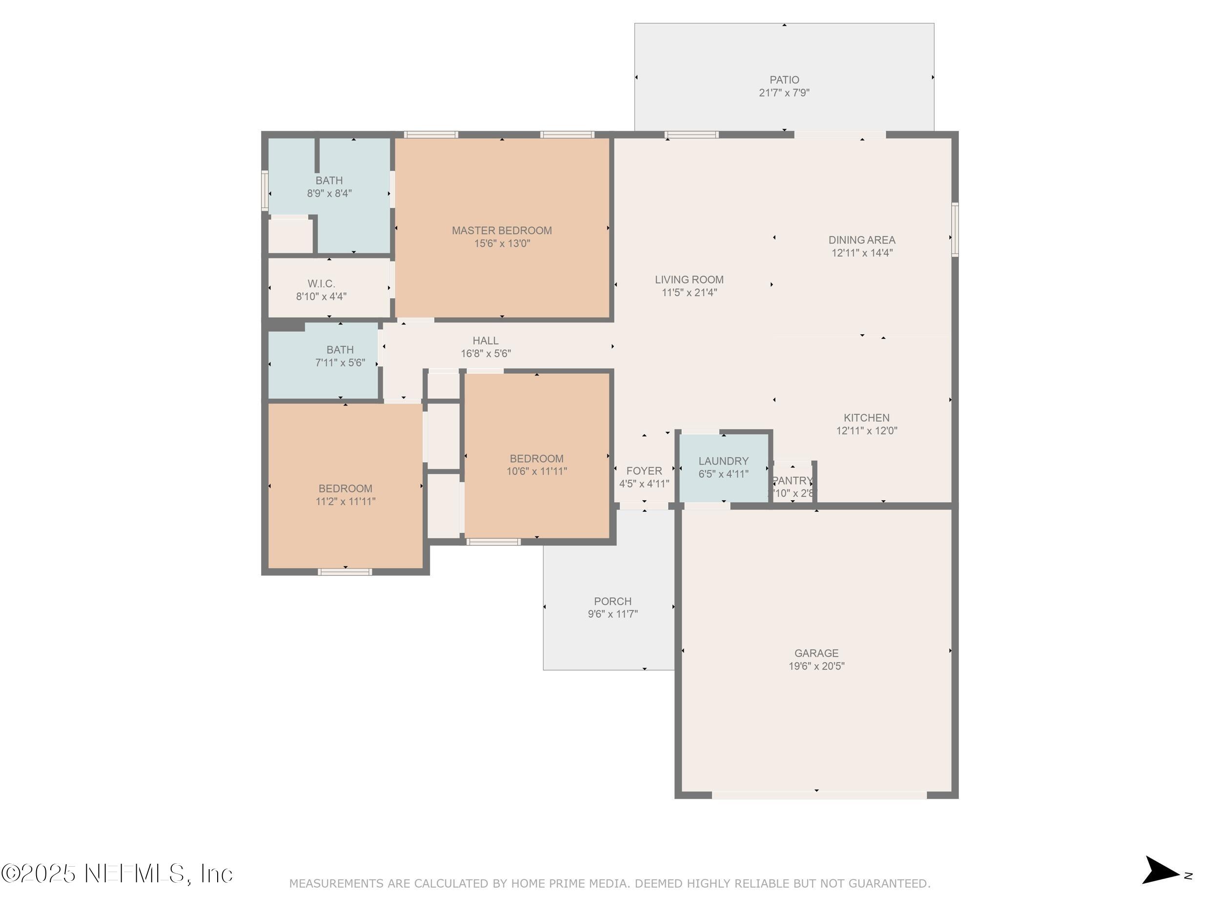9706 Sibbald Road Jacksonville, FL 32219 - Photo 50 of 50 floorplan