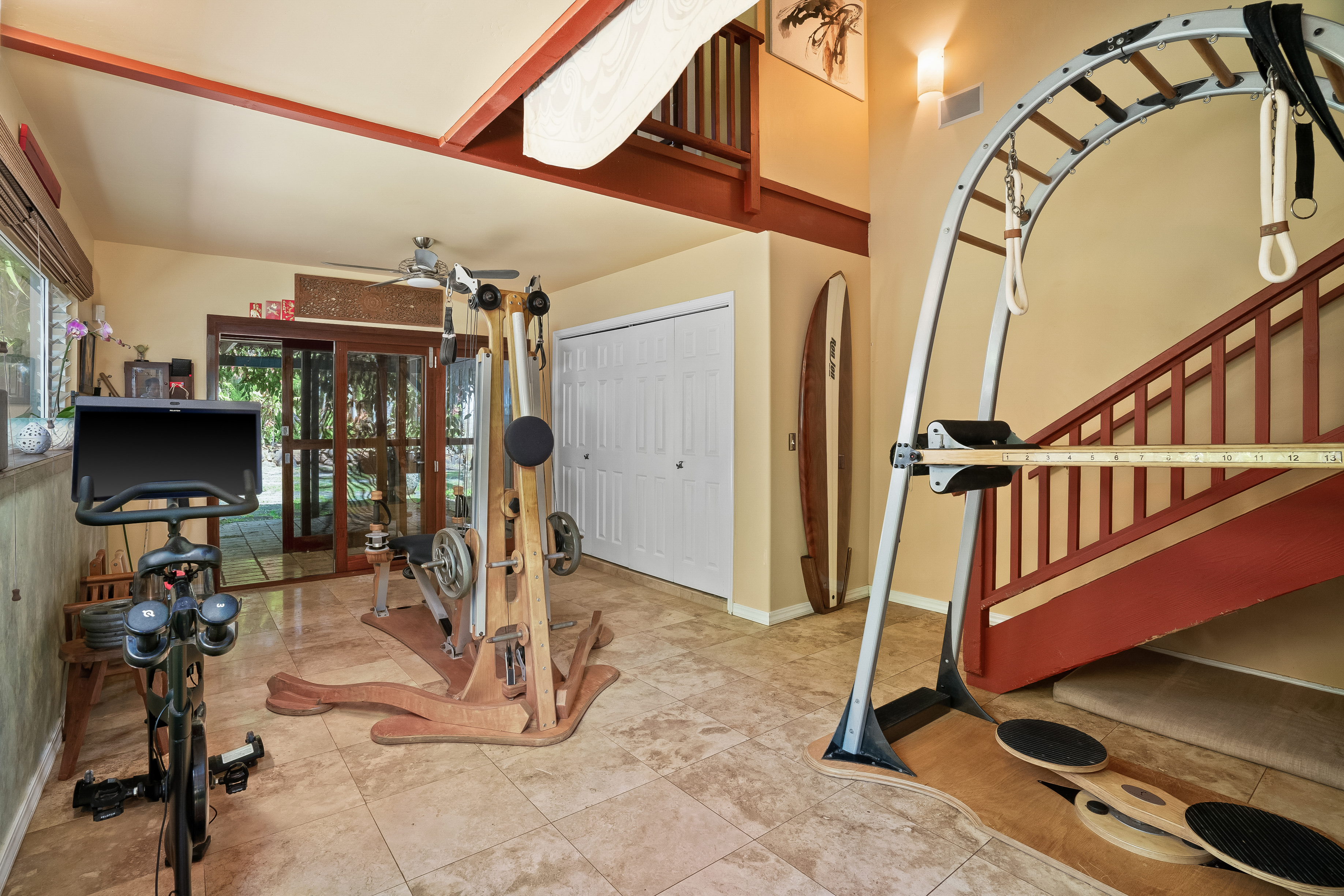 5728 Olohena Road Kapaa, HI 96746 - Photo 15 of 30 a view of a room with gym equipment