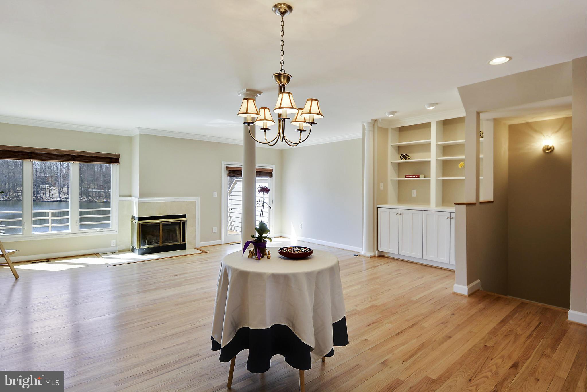 1935 Lakeport Way Reston, VA 20191 - Photo 8 of 30 Dining Room has Built-in Cabinet/Shelves