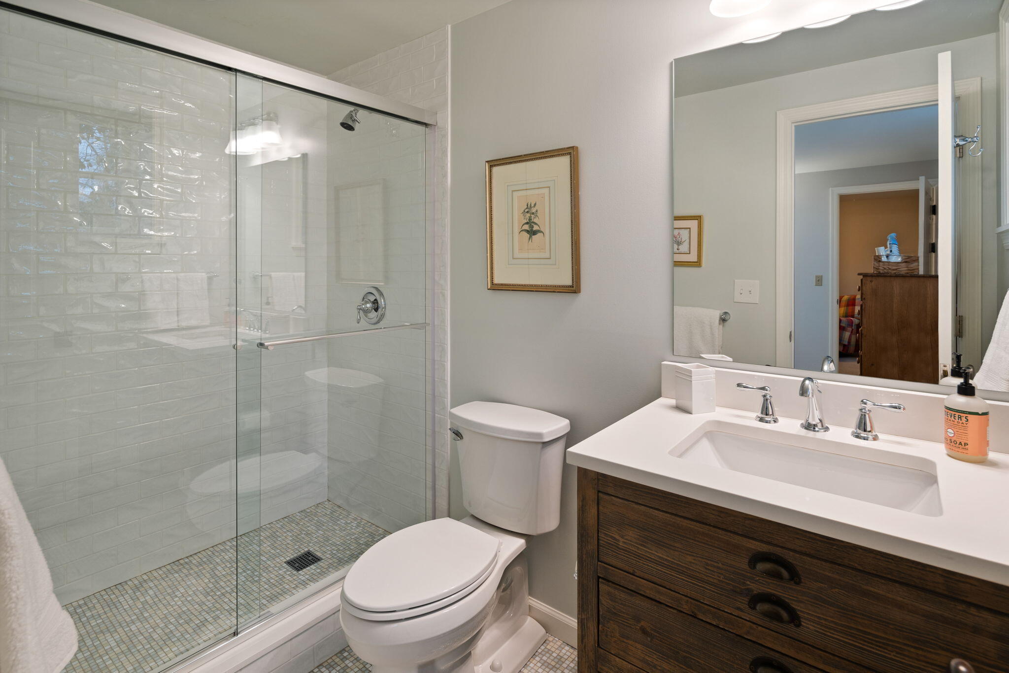 4 Green Beech Drive Rowayton, CT 06853 - Photo 35 of 39 a bathroom with a sink a toilet and shower