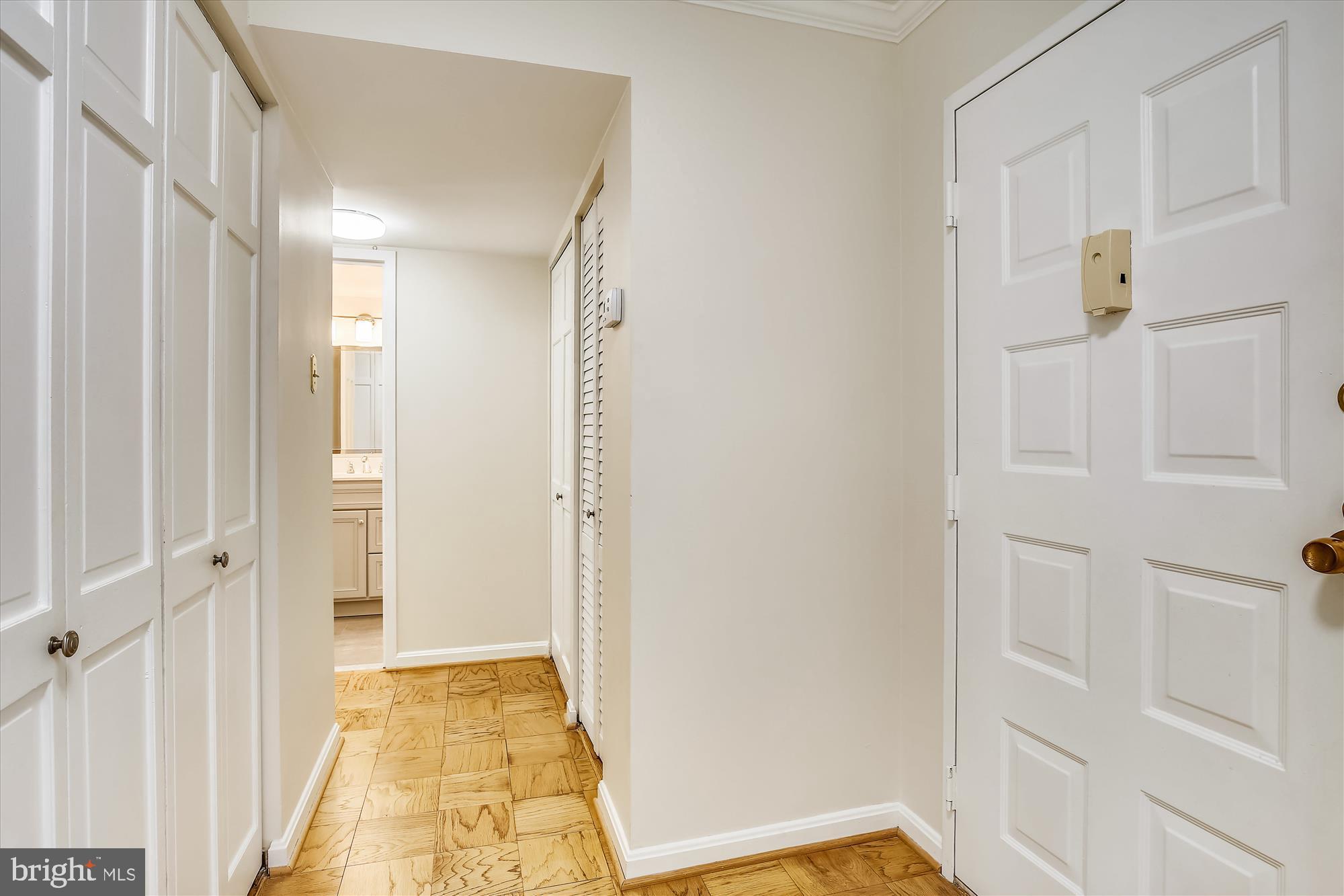 6800 Fleetwood Road, Unit 1004 McLean, VA 22101 - Photo 4 of 40 Inviting entryway with warm wood accents.