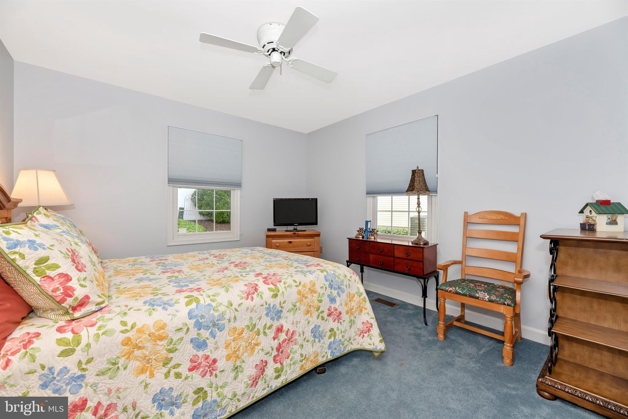 2389 Bear Den Road Frederick, MD 21701 - Photo 21 of 47 Bedroom 2 has ceiling fan, carpeting.