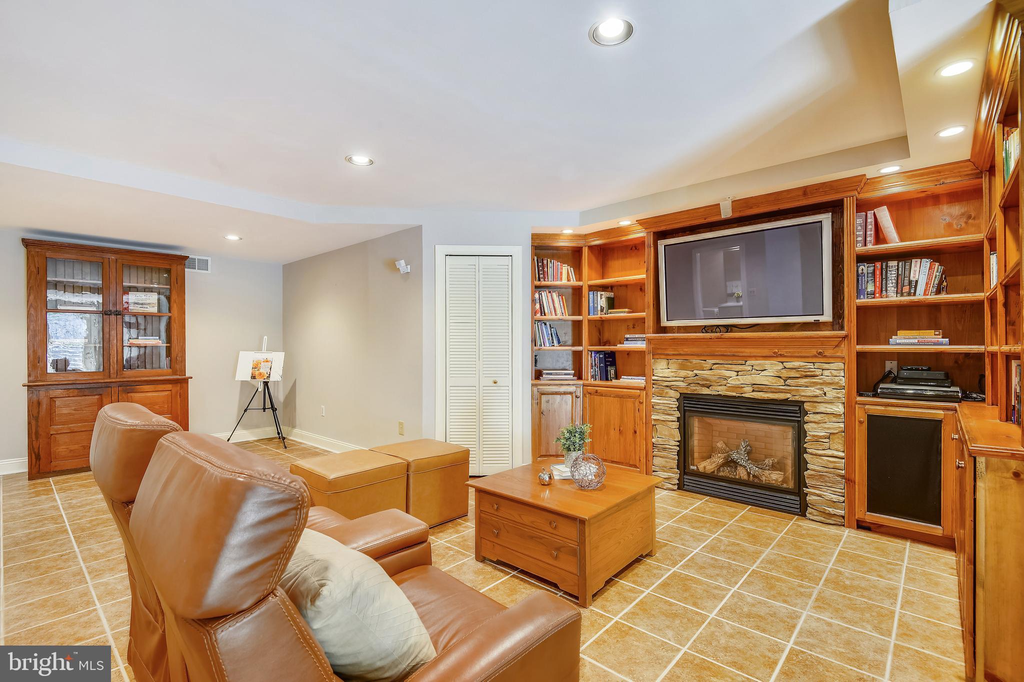 1211 Algonquin Road Crownsville, MD 21032 - Photo 61 of 97 Lower Level Rec Room with Built In Shelving