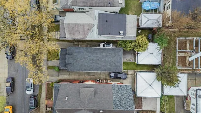 an aerial view of residential houses