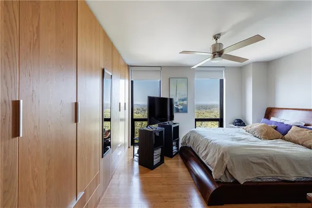 a view of a elevator