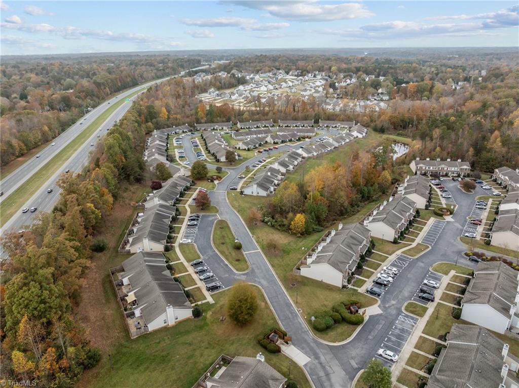 2852 WaterStone Loop High Point, NC 27265 - Photo 28 of 32 Aerial view of the townhome community.