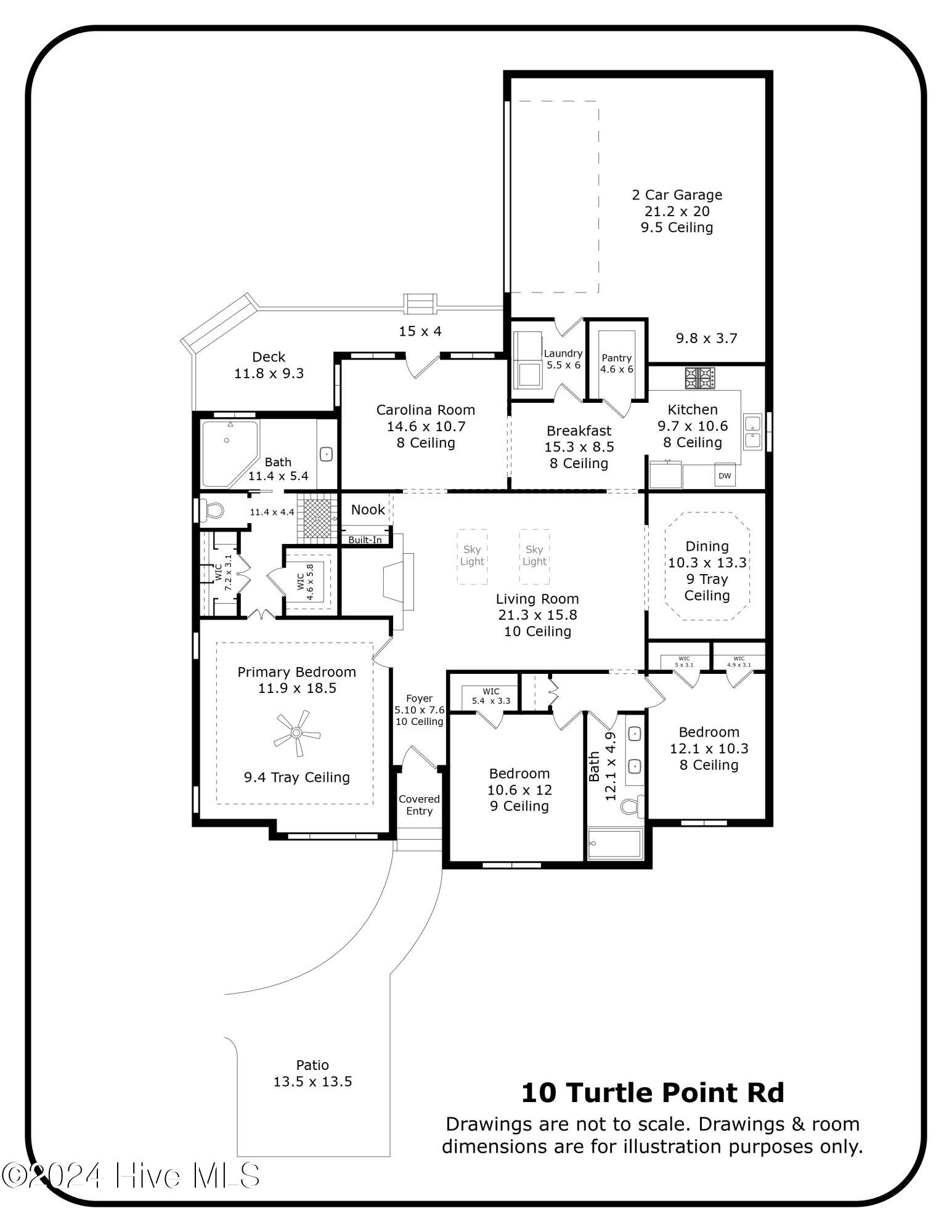10 Turtle Point Road Pinehurst, NC 28374 - Photo 47 of 47 Floor Plan Photo