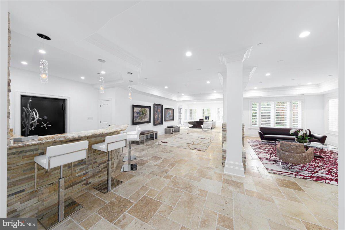 8710 Fernwood Road Bethesda, MD 20817 - Photo 22 of 40 Lower Level Bar area