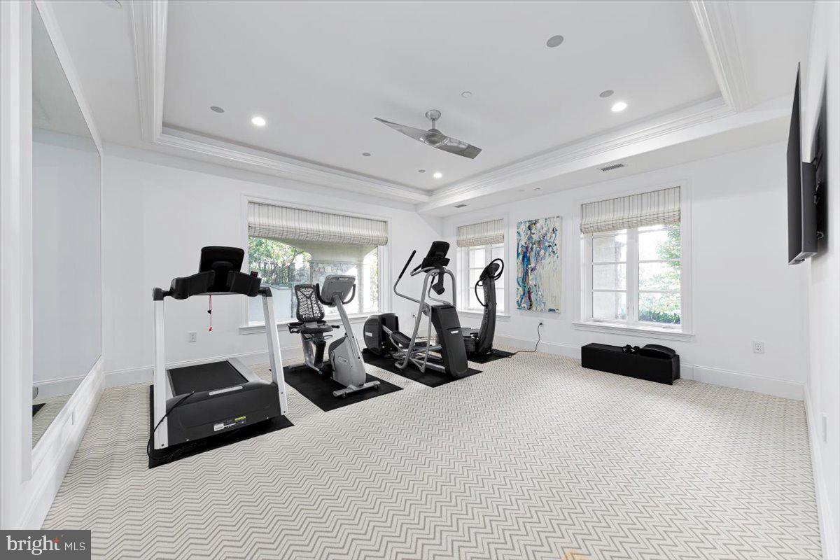 8710 Fernwood Road Bethesda, MD 20817 - Photo 28 of 40 Lower Level Exercise Room