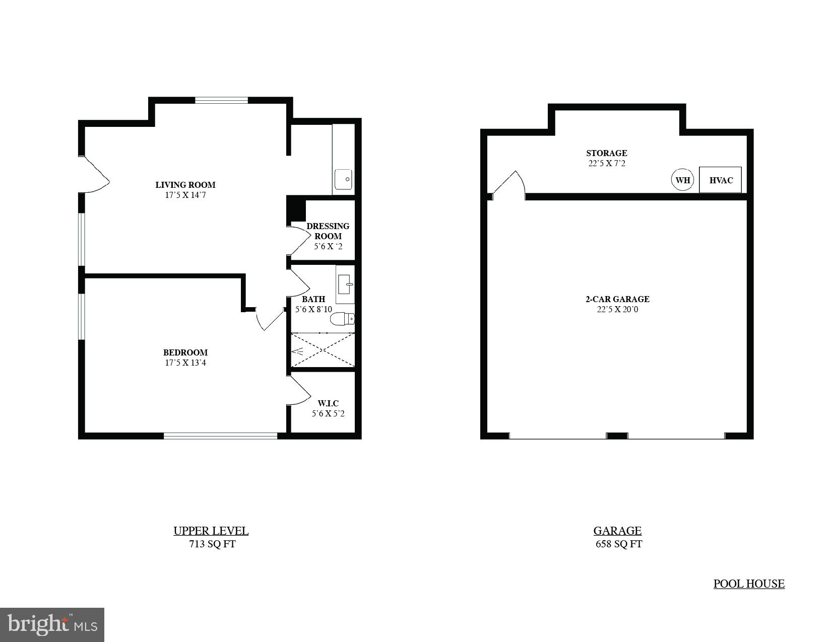 8710 Fernwood Road Bethesda, MD 20817 - Photo 40 of 40 Guest House/Garage Floor Plan