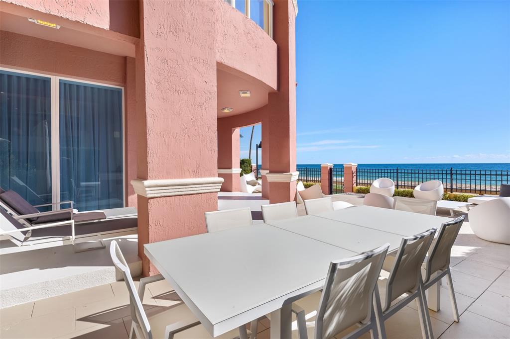 2140 North Ocean Boulevard, Unit V Fort Lauderdale, FL 33305 - Photo 59 of 63 Meals at the beach!