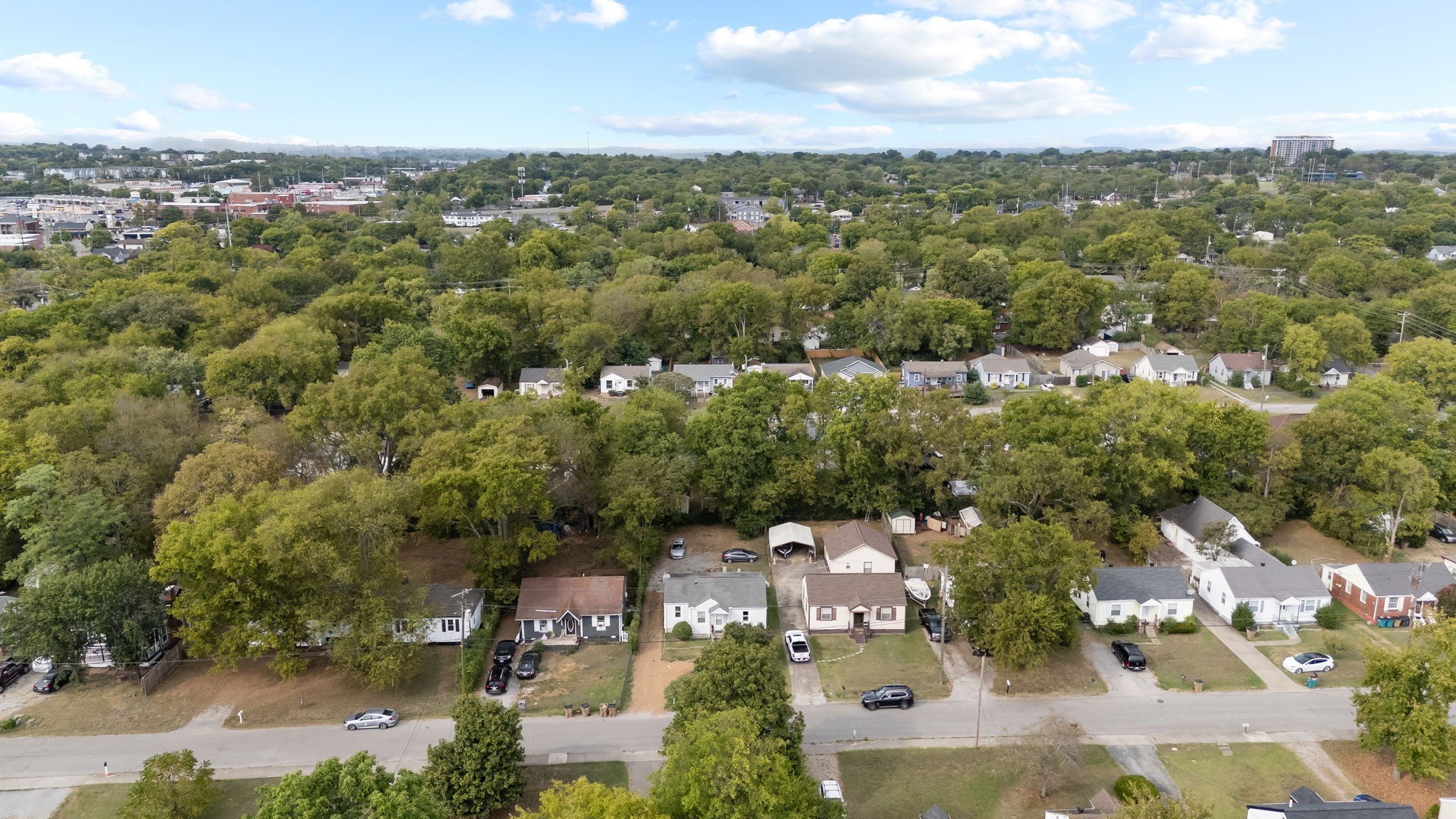309 Harris Street Madison, TN 37115 - Photo 47 of 52 an aerial view of a city with lots of residential buildings