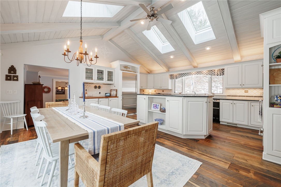 6985 State Rte 21 South Bristol, NY 14512 - Photo 13 of 50 Spacious kitchen with soaring ceilings is flooded
