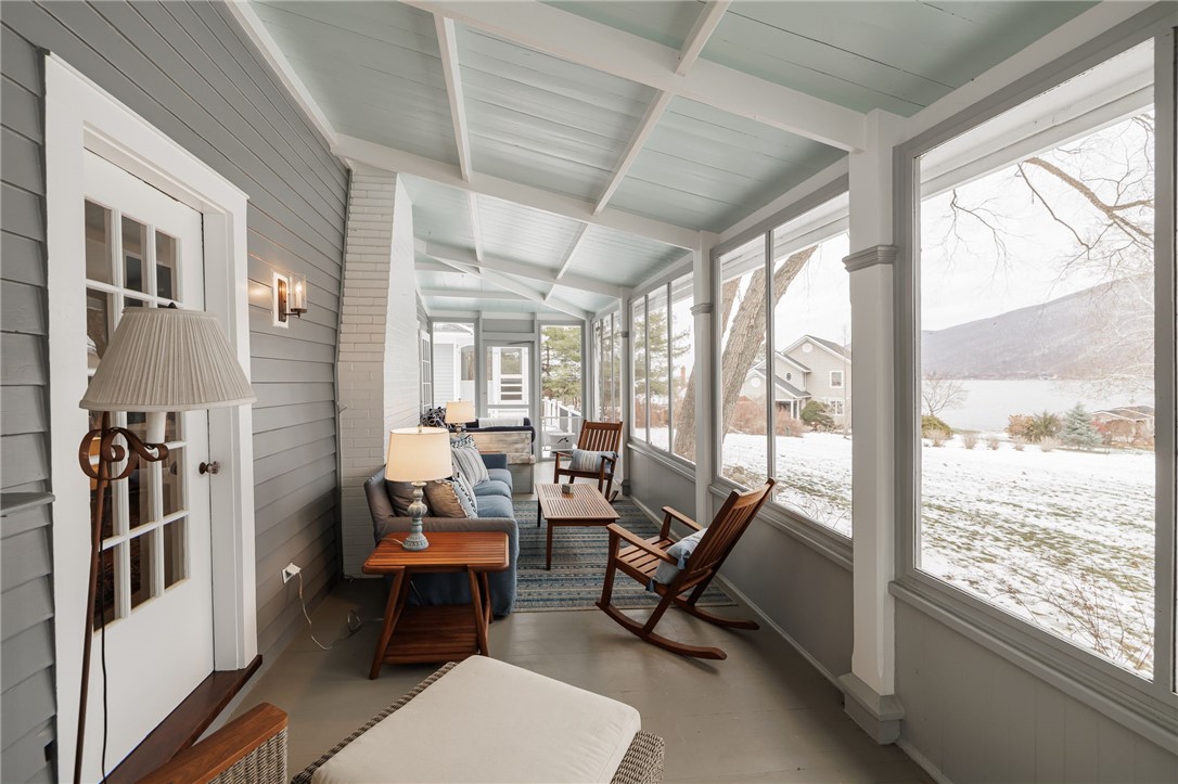 6985 State Rte 21 South Bristol, NY 14512 - Photo 34 of 50 Screened porch off the great room.
