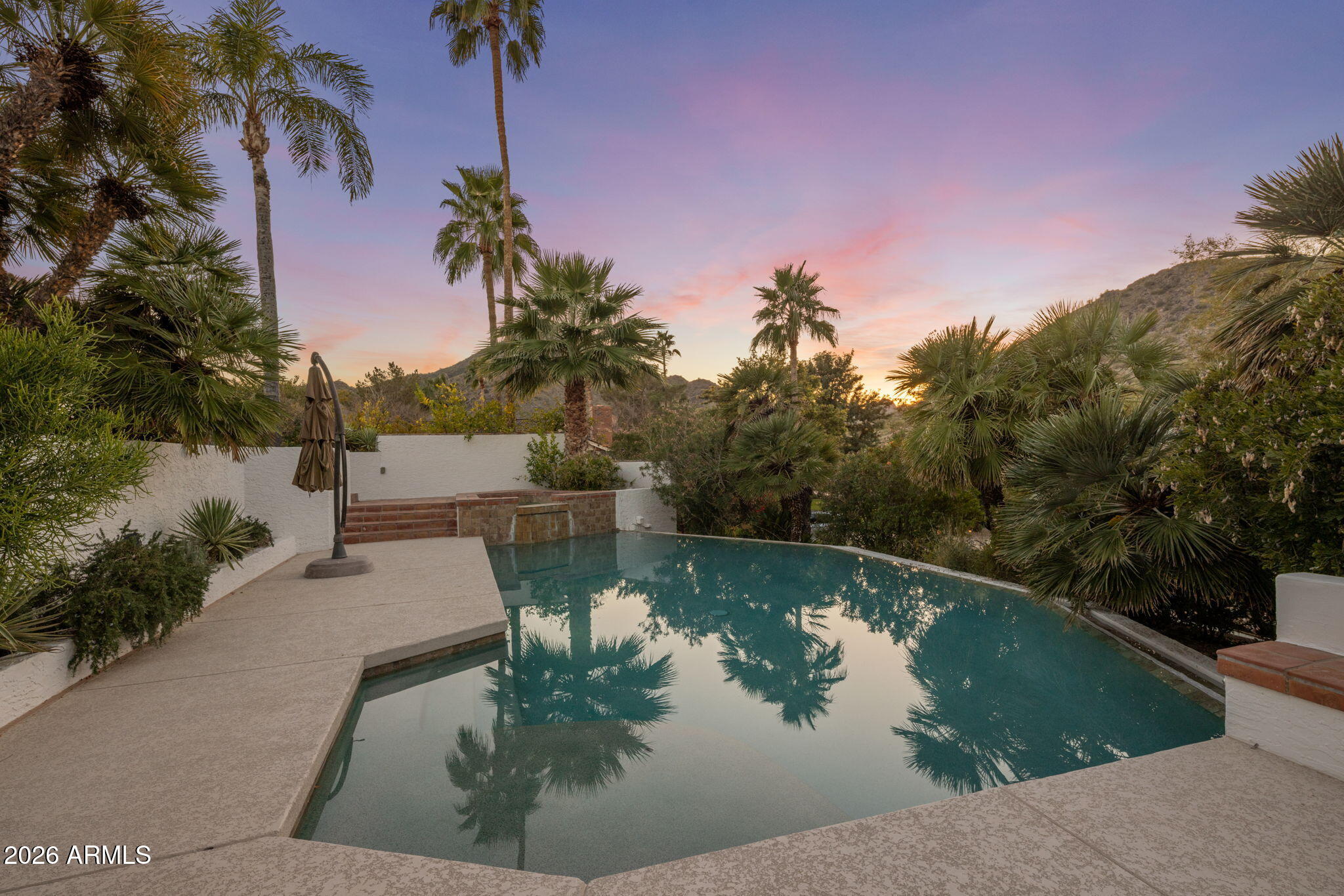 8955 North 45th Street Phoenix, AZ 85028 - Photo 42 of 53 Pool View Twilight