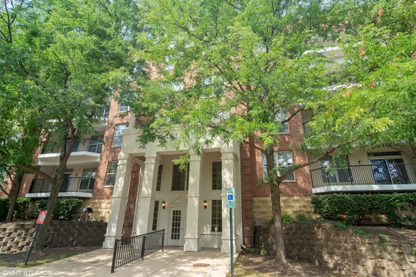 a front view of a house with a tree
