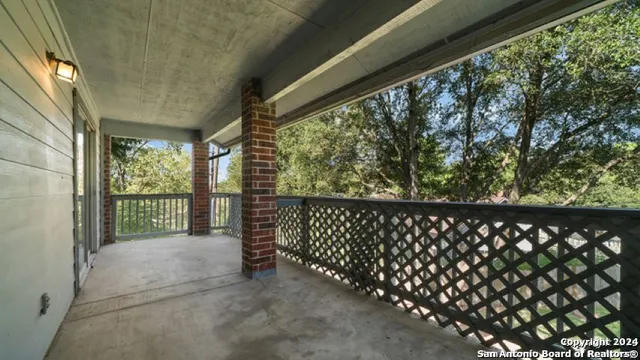 a view of porch with a porch