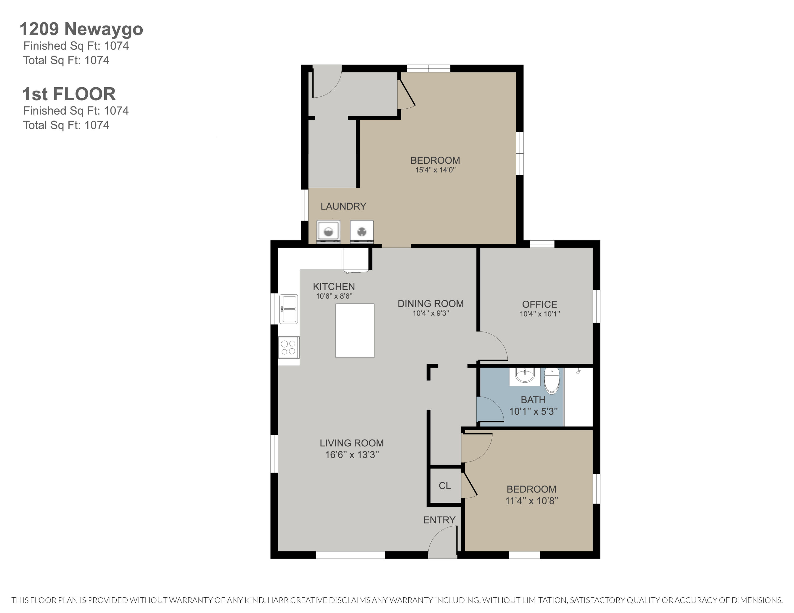 1209 North Newaygo Road Bailey, MI 49303 - Photo 23 of 23 FLOORPLAN