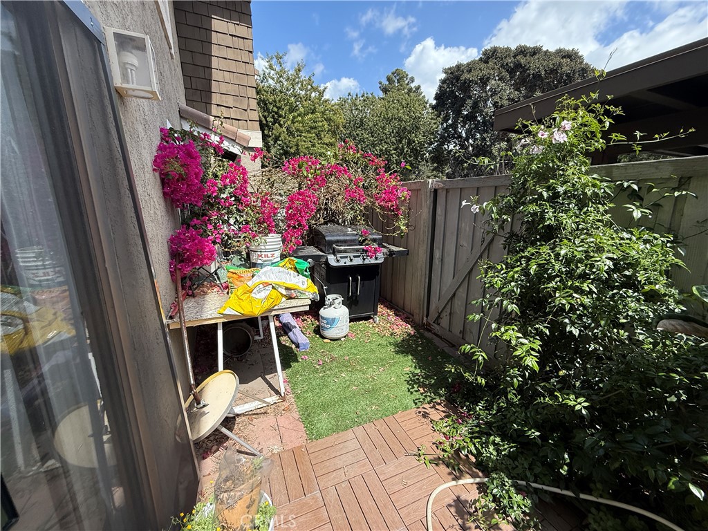229 Springview Irvine, CA 92620 - Photo 13 of 16 a view of a backyard with sitting area