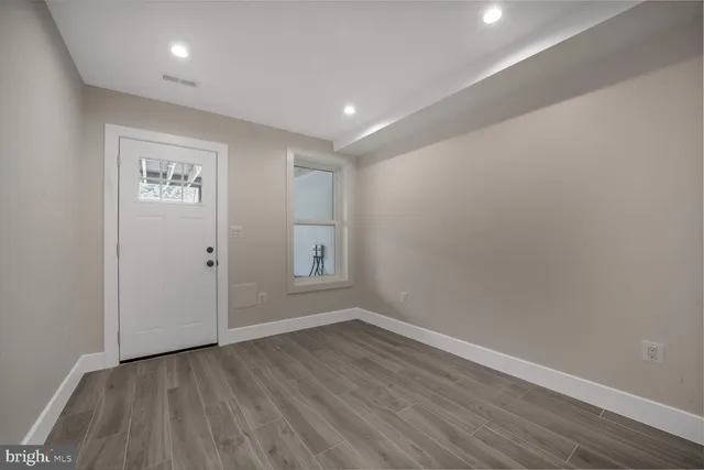 a view of a backyard of the house