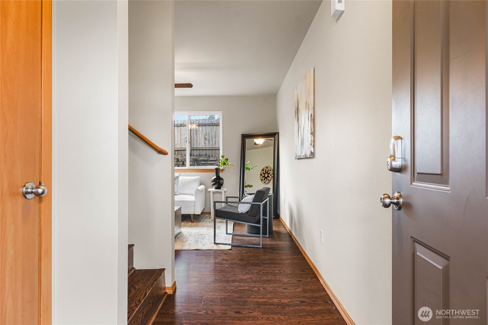3765 Earendel Avenue Bremerton, WA 98310 - Photo 3 of 29 a view of a livingroom with furniture and hardwood floor